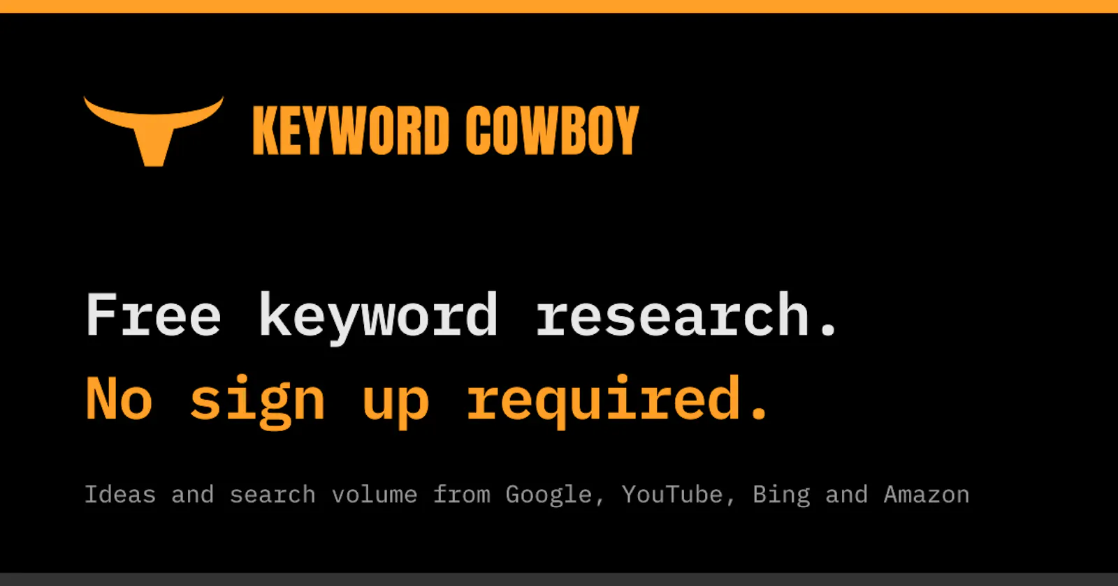 Keyword Cowboy Free Keyword Research... screenshot 1