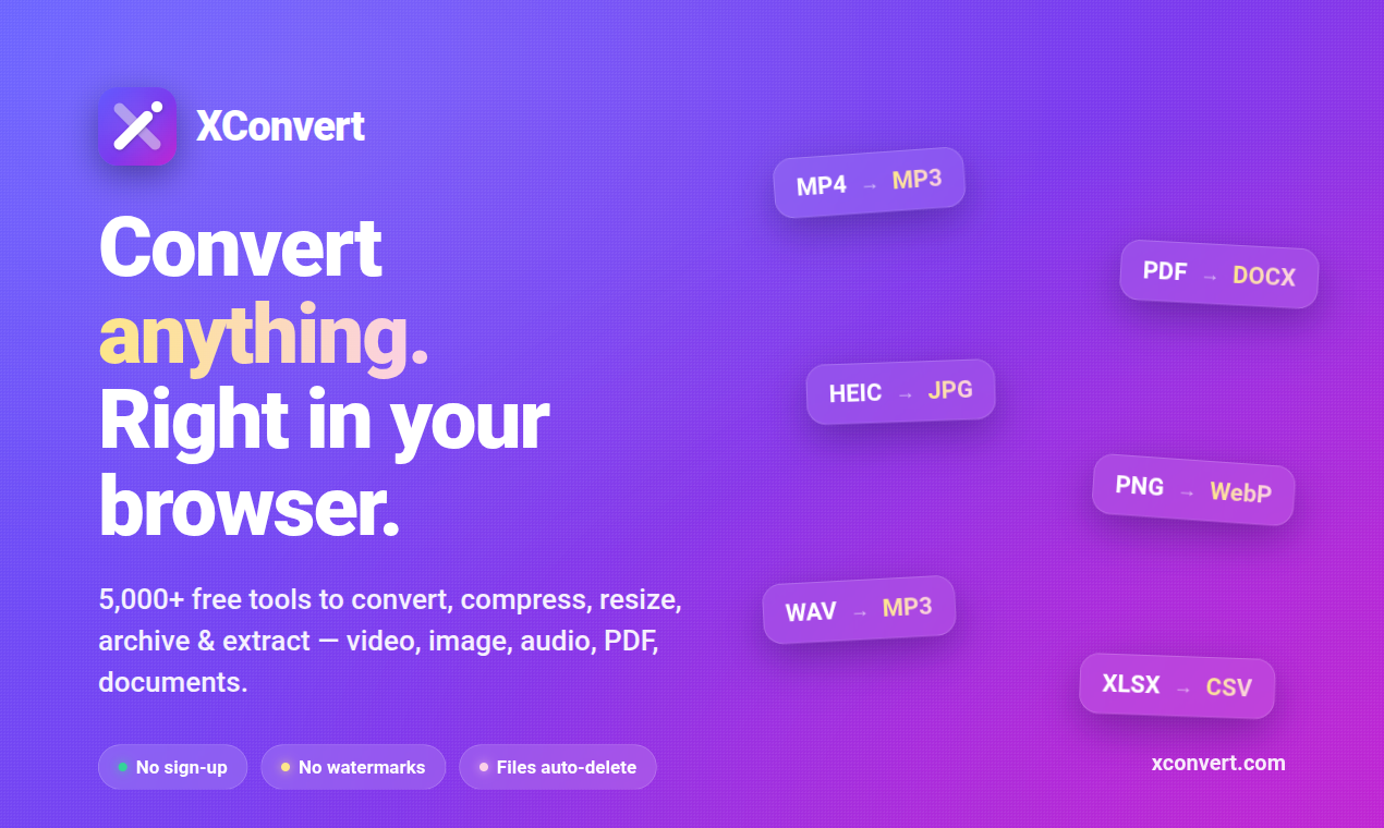 XConvert gallery image