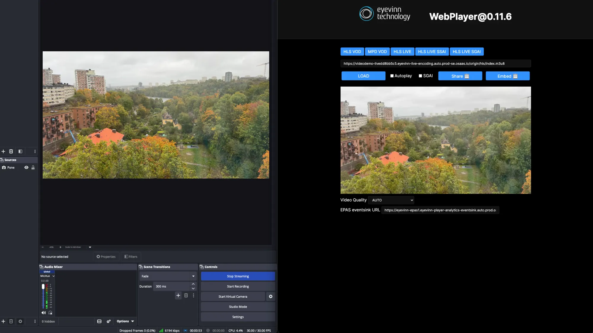 Eyevinn Live Encoding gallery image