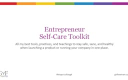 Founder Self Care Toolkit media 3