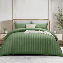4PC Stripe Bedding Complete Set gallery image