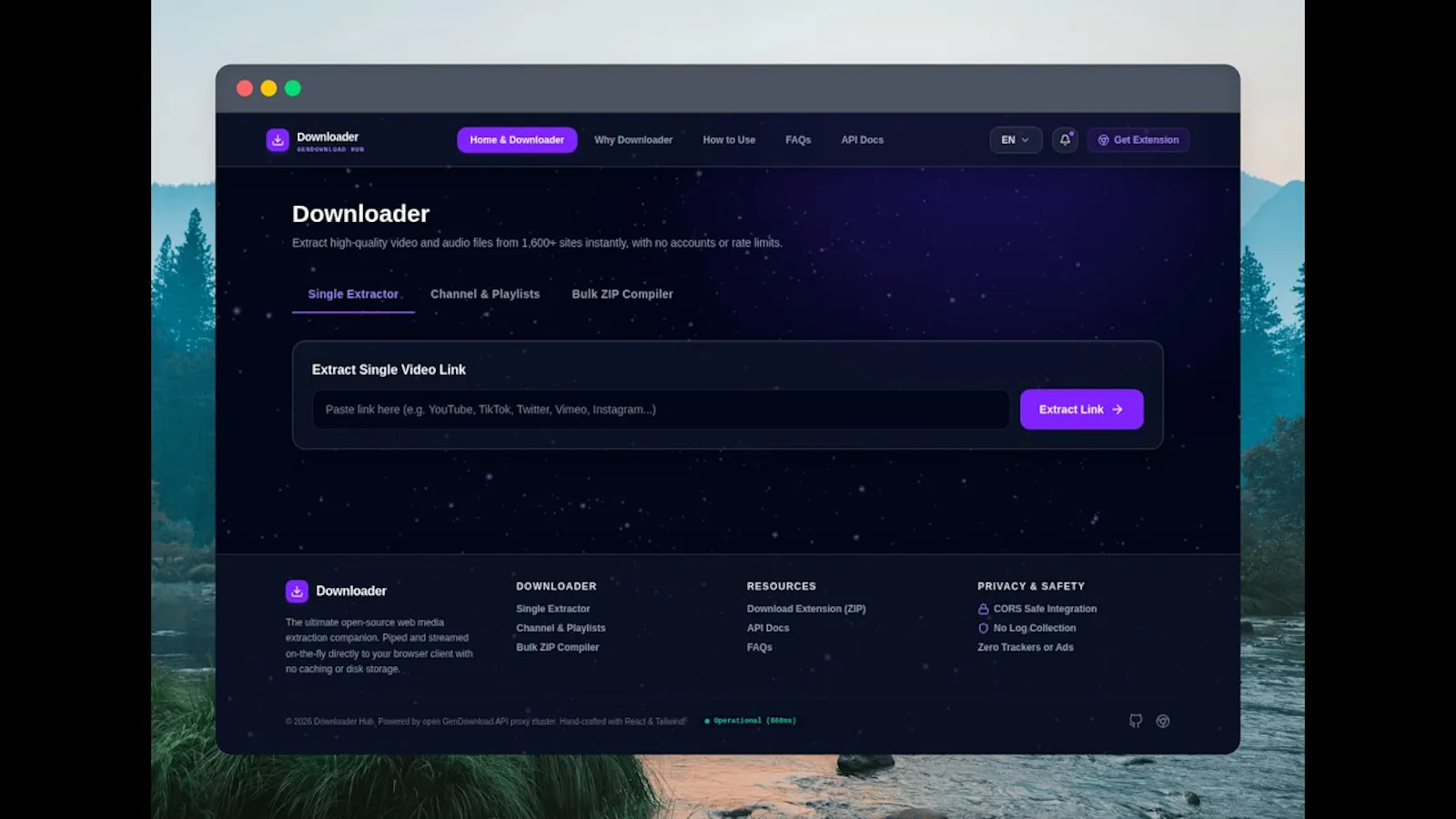 Downloader screenshot 1 (video preview)