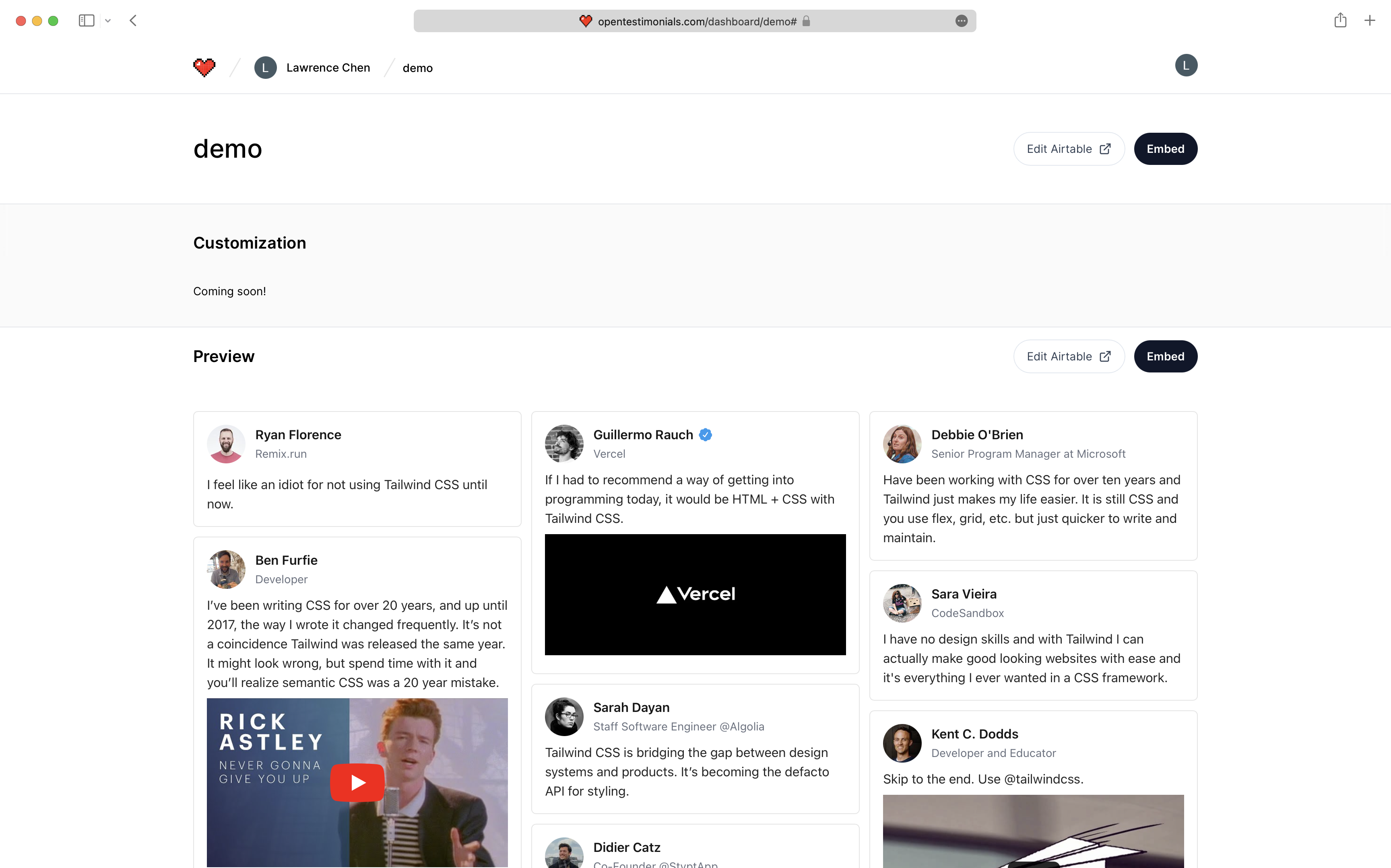 Open Testimonials gallery image