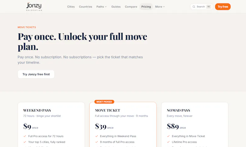 Jonzy Relocation screenshot 3