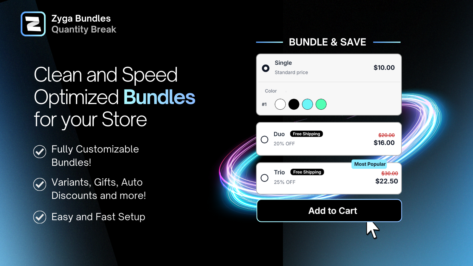 Zyga Bundles & Quantity Break - Main product screenshot demonstrating key features and user interface