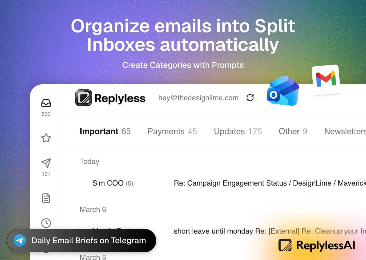 Replyless - Best Superhuman Alternative screenshot 1