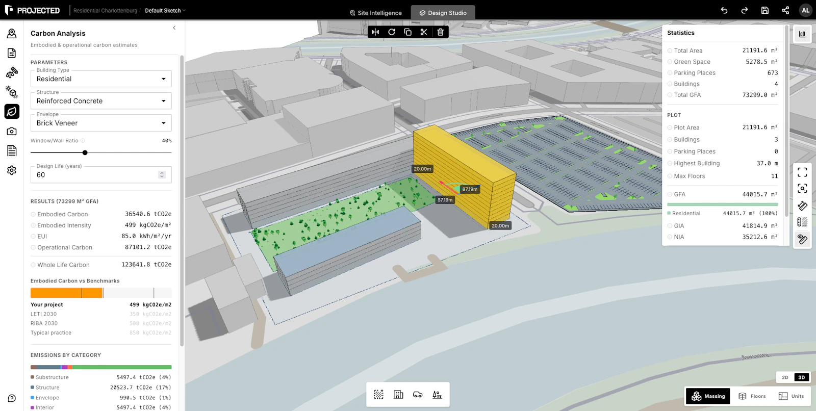 Projected screenshot 1