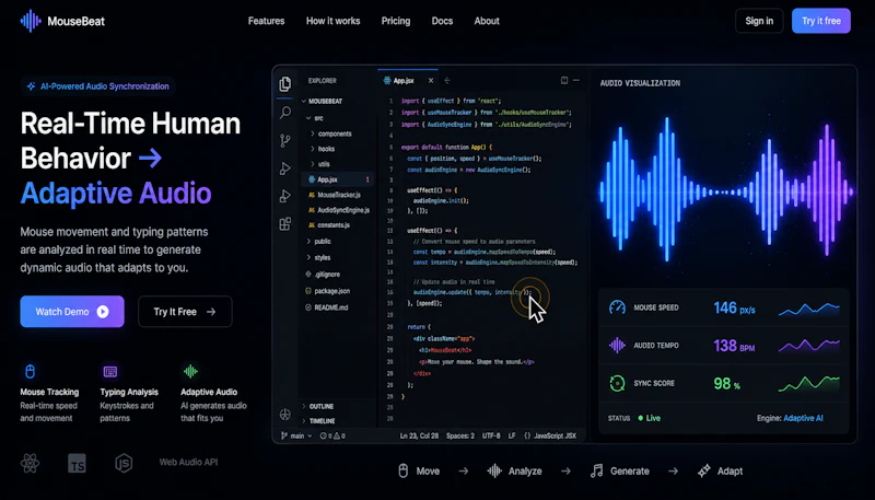 Focus Music 2.0 – Adaptive focus music  screenshot 1