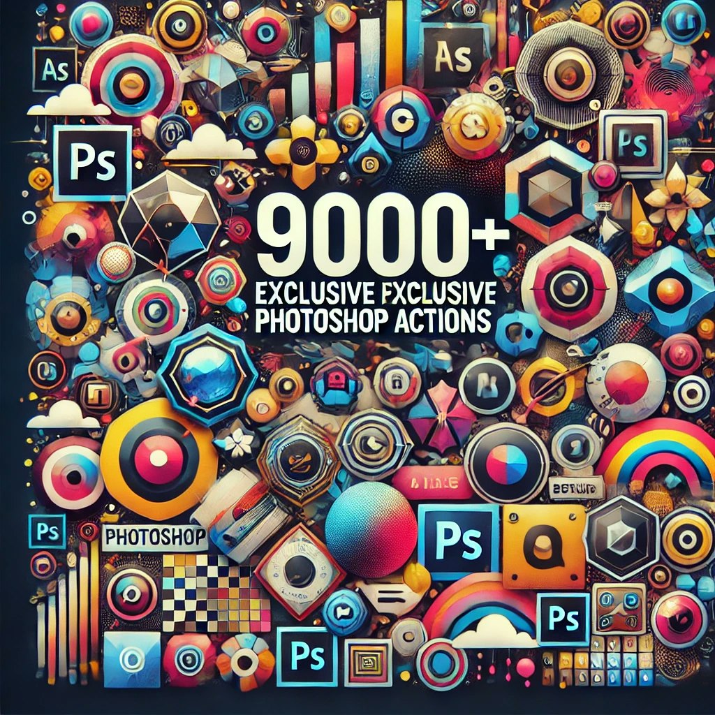 Mídia 3 de 9000 ações exclusivas do Photoshop