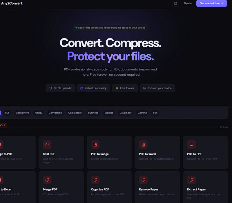 Any2Convert screenshot 1