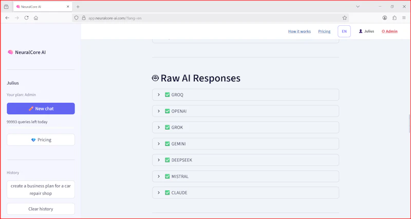 NeuralCore AI screenshot 5