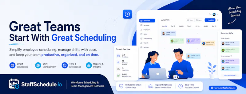StaffSchedule.io screenshot 2