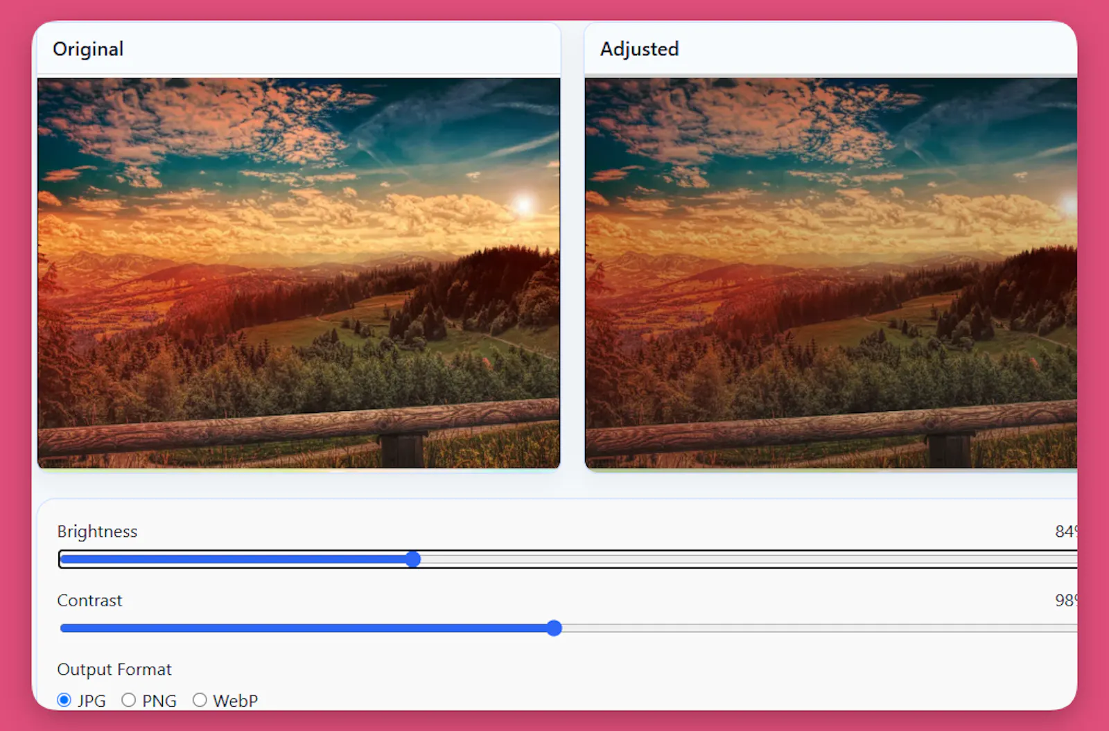 Photo Brightness & Contrast Adjuster screenshot 2