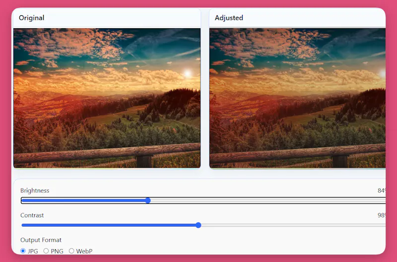 Photo Brightness & Contrast Adjuster screenshot 2