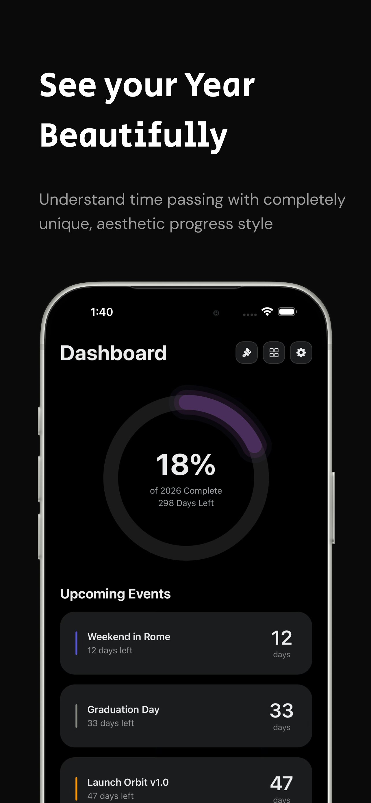 Orbit: Year Tracker & Days gallery image