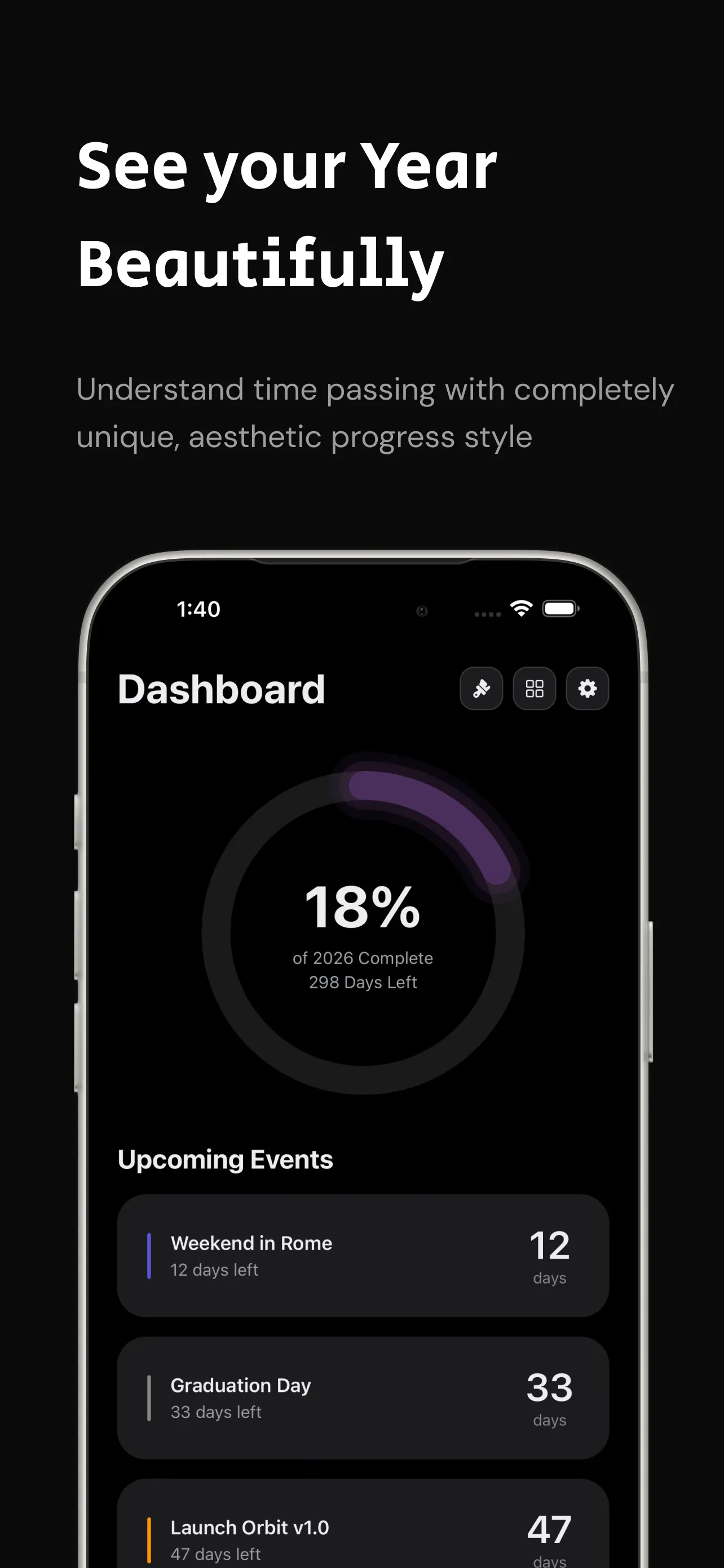Orbit: Year Tracker & Days 제품 배너