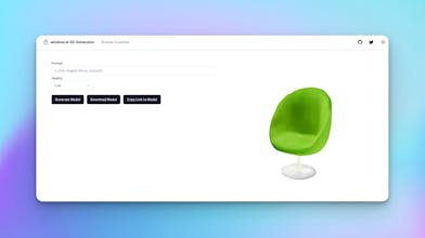 OpenRouter 3D Asset Generator gallery image