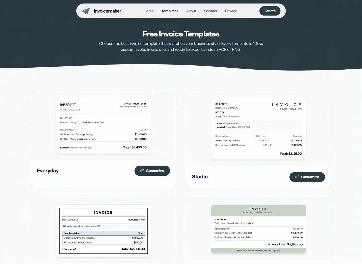 InvoiceMaker - Free Online Invoice Maker gallery image