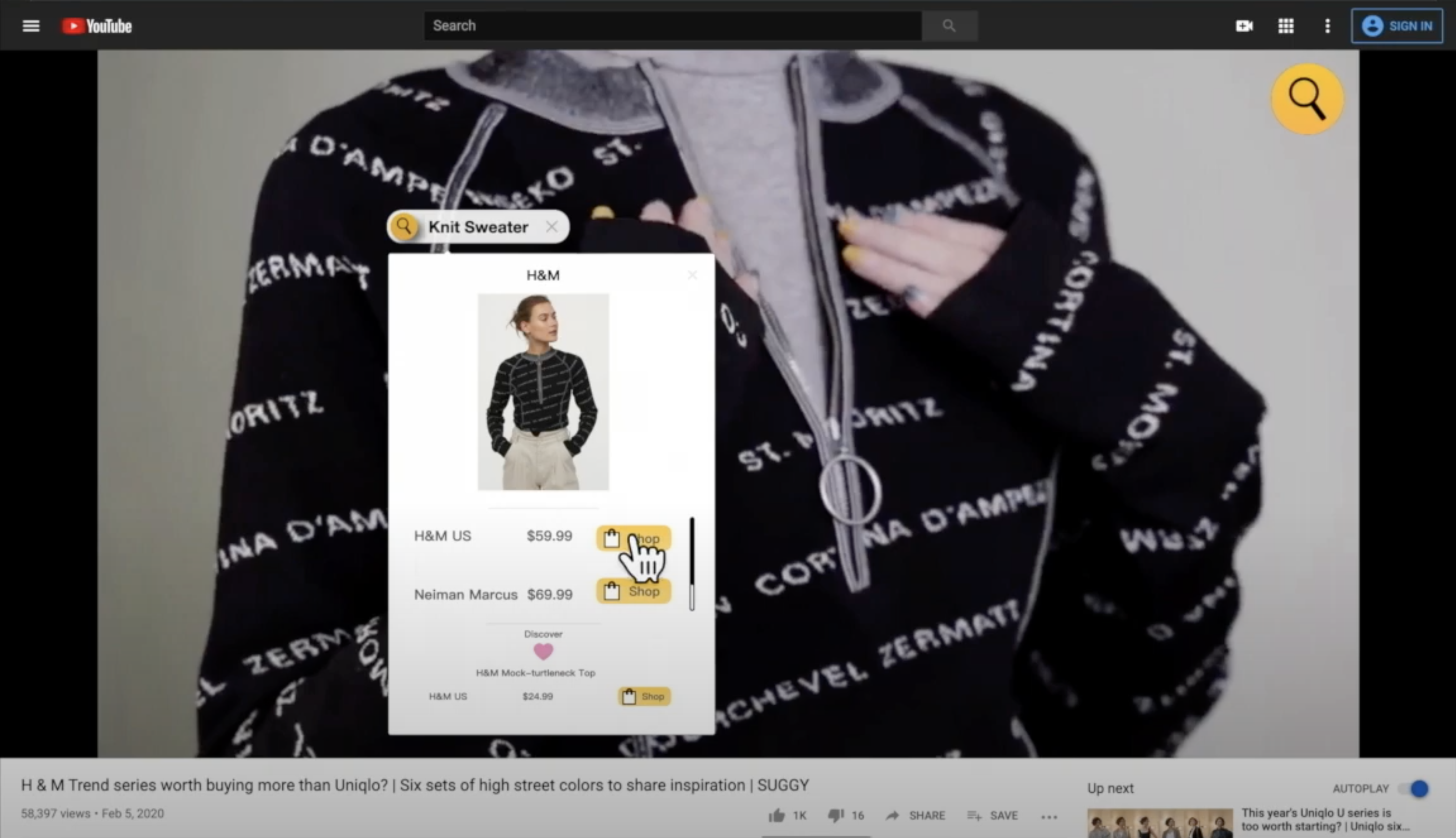 Clickit - Shop on Youtube with 1 Click
