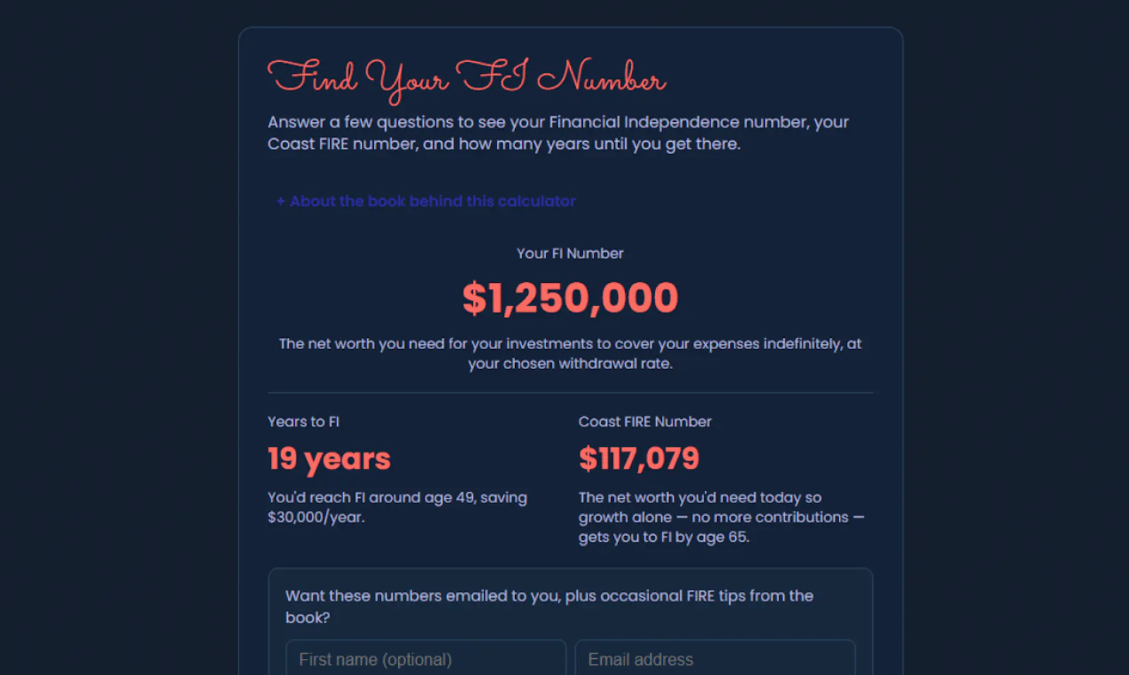 White Pine Finance Calculators screenshot 2