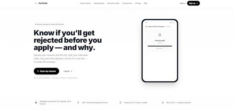 PerilixAI screenshot 2