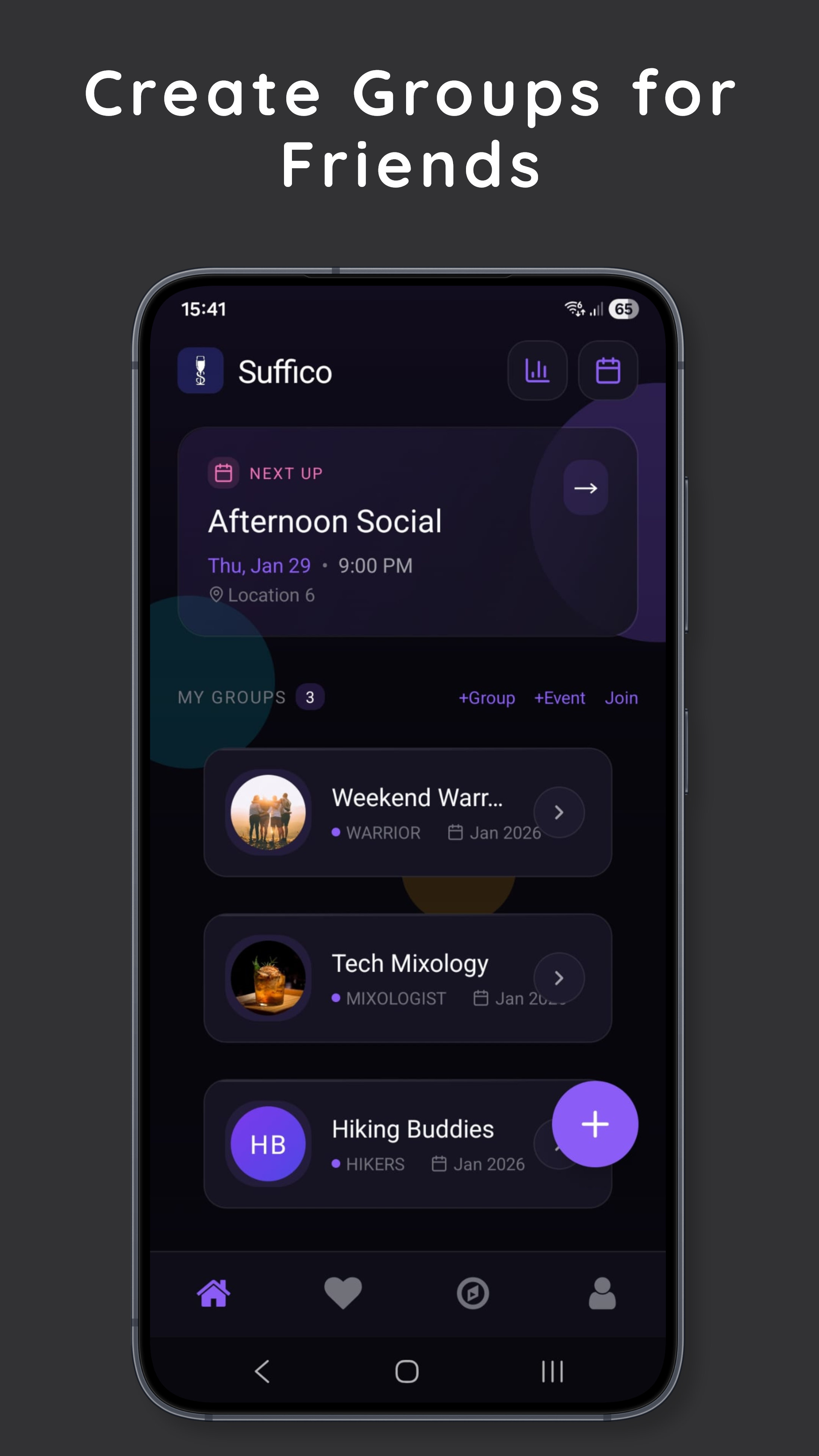 Suffico - Main product screenshot demonstrating key features and user interface