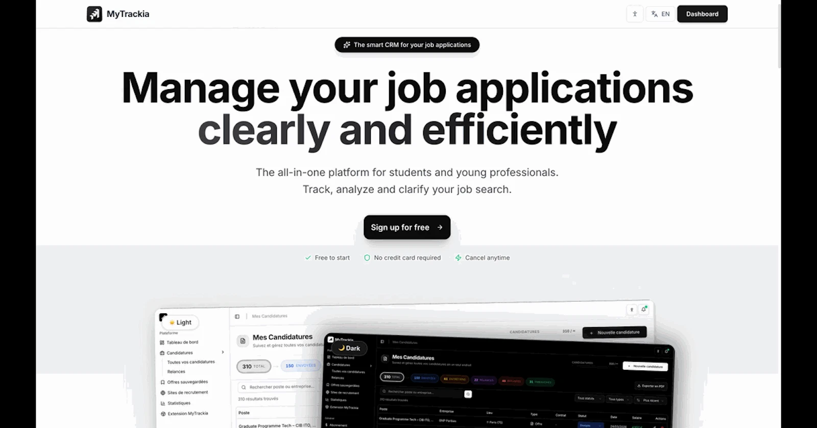 MyTrackia screenshot 2