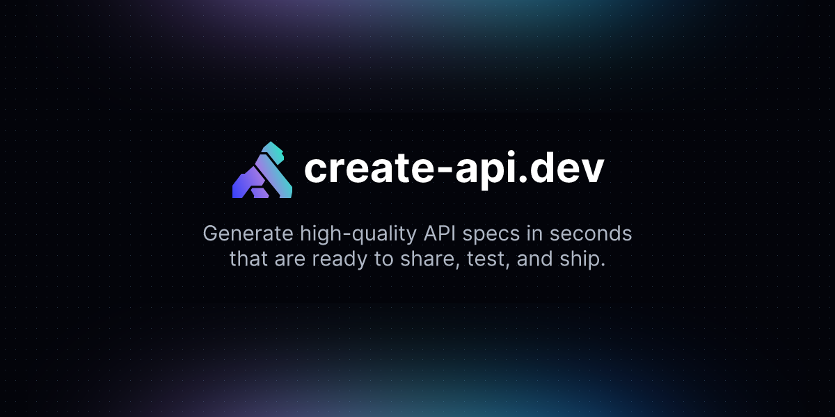Kong의 Create-Api.dev - AI와 OpenAPI 사양을 생성하고 공유하십시오 미디어 5