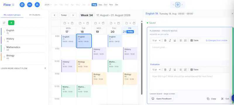 Flow for Teachers screenshot 1