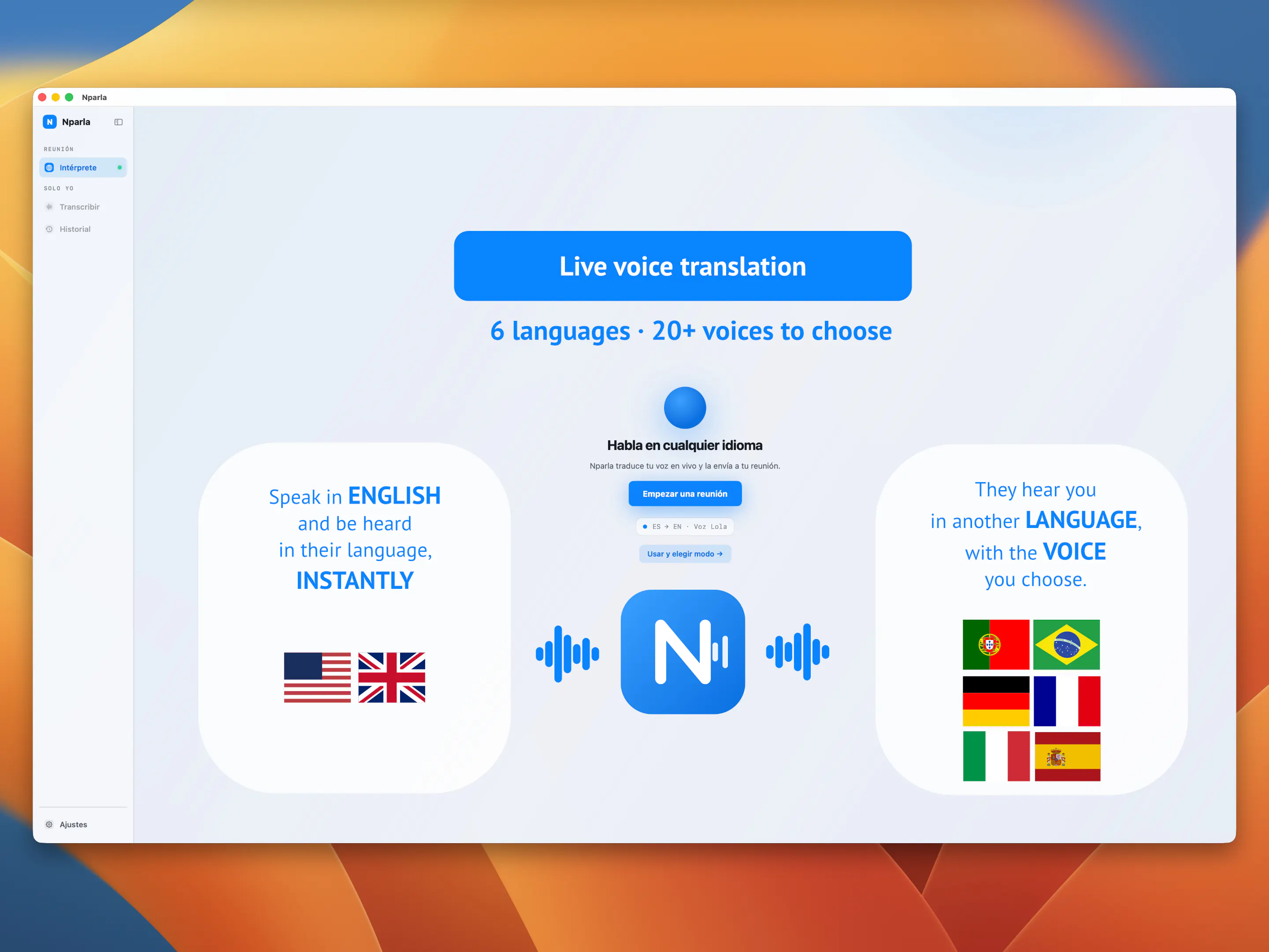 Nparla 截图 1