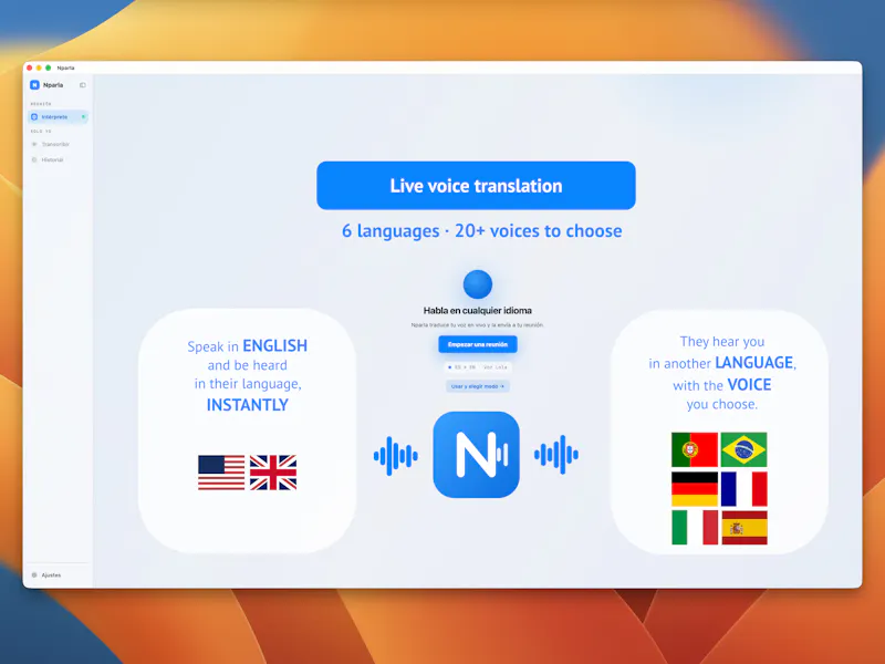 Nparla screenshot 1