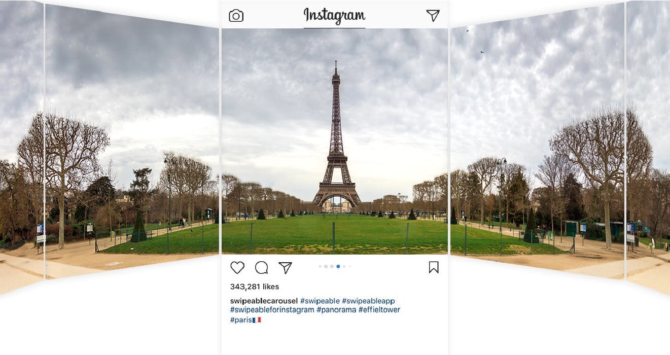 Swipeable Panorama for Instagram media 1