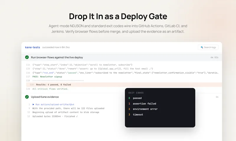 Kane CLI screenshot 10