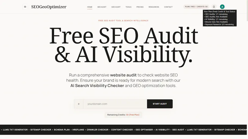 SEOGeoOptimizer screenshot 1