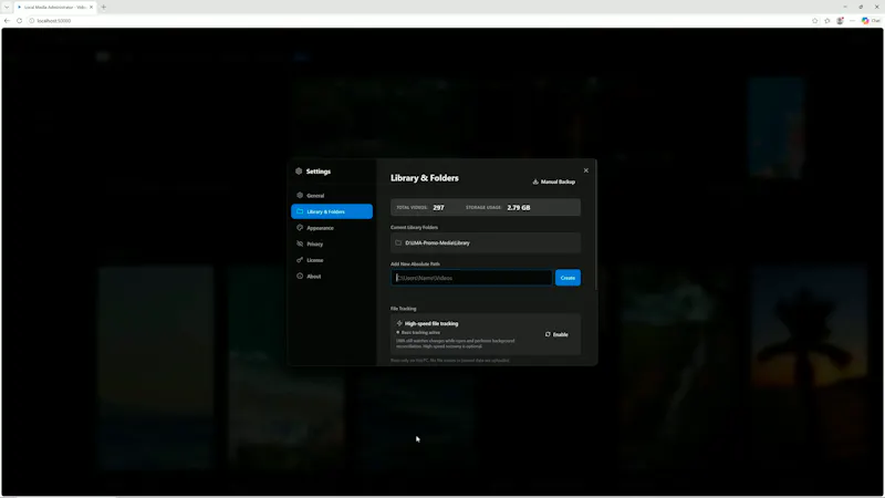 Local Media Administrator screenshot 5