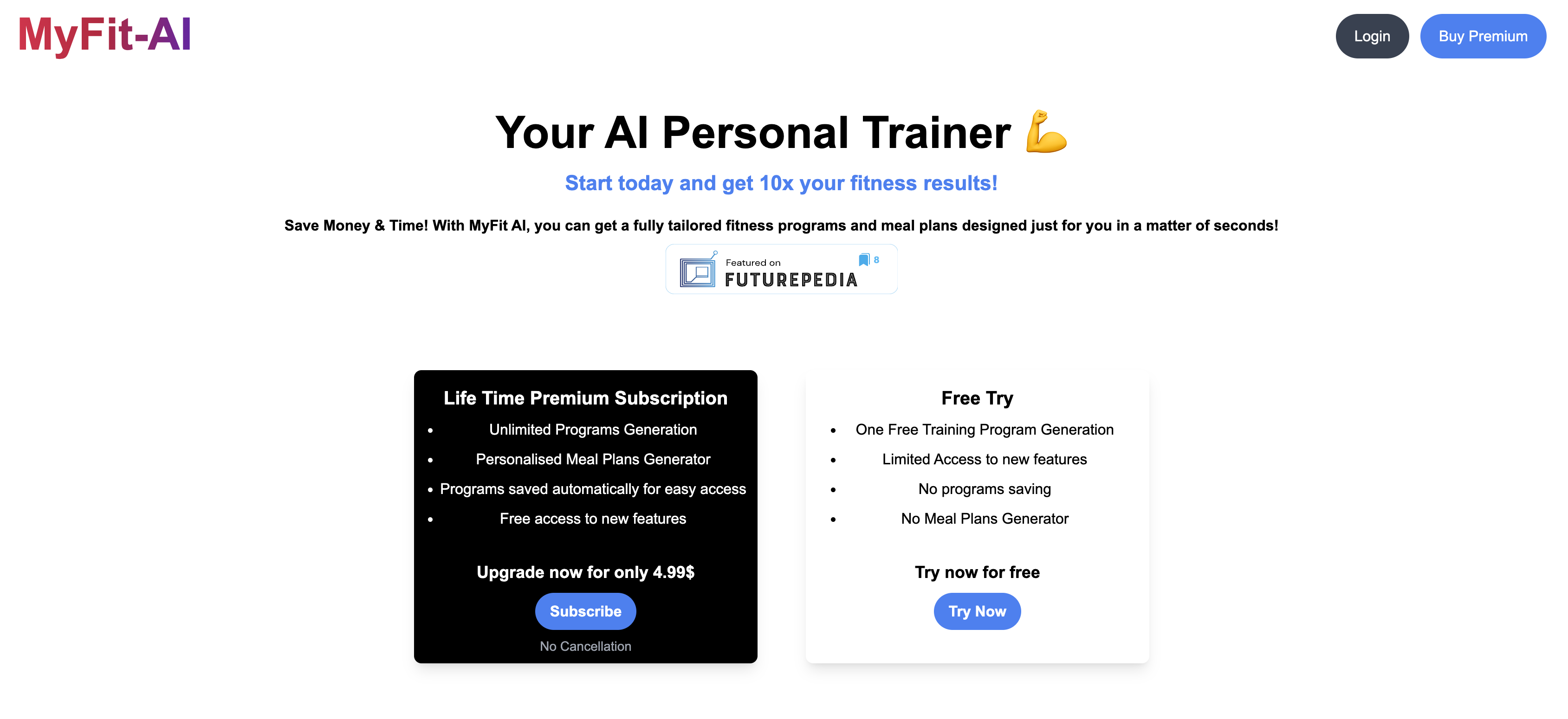 Myfit-AI - Product Information, Latest Updates, And Reviews 2024 ...