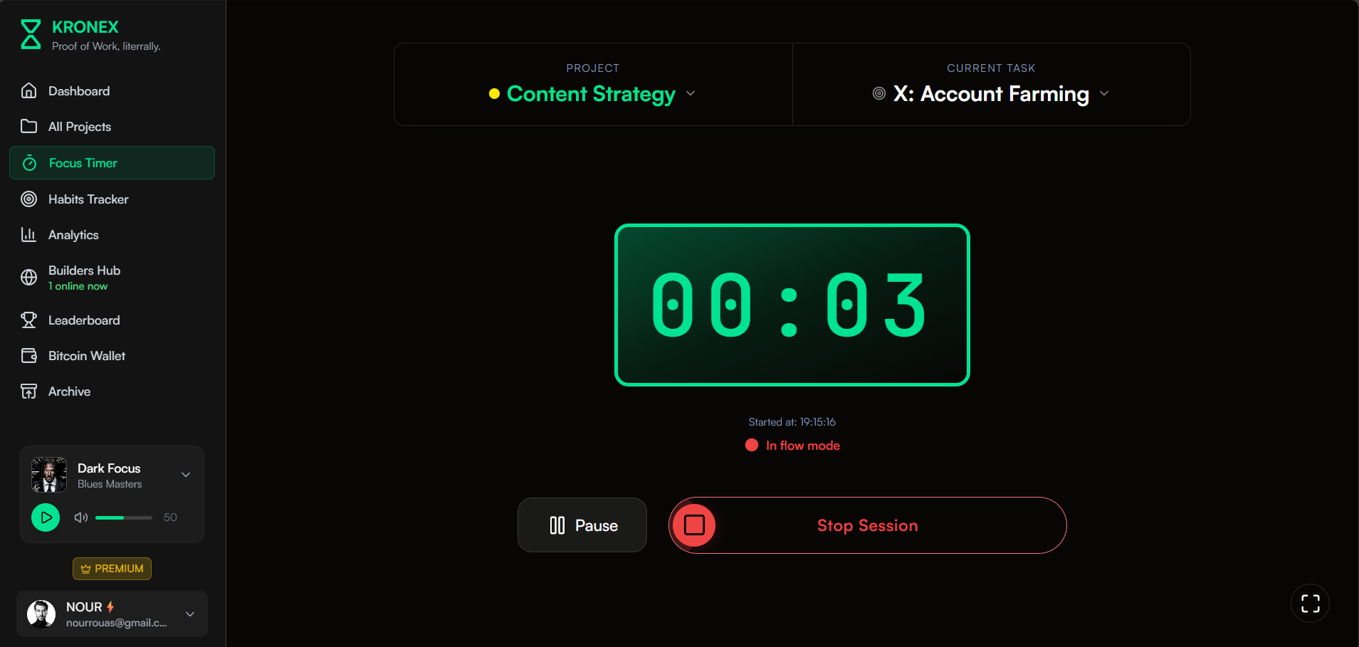 Kronex - Screenshot 4 showing product features and functionality
