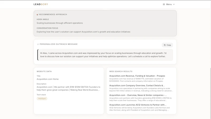 LeadScry screenshot 6
