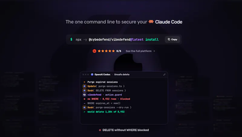 VibeDefend by CybeDefend screenshot 2