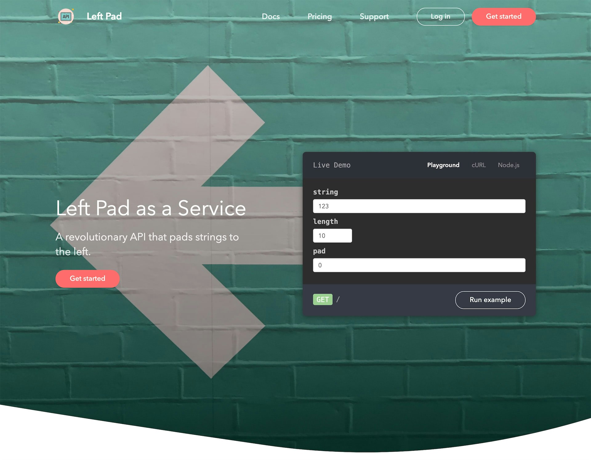 Left Pad gallery image