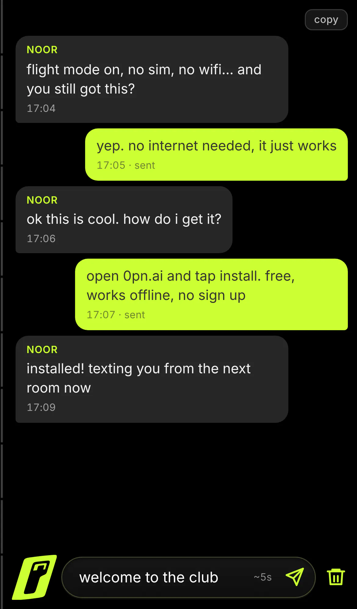 No Internet Messenger gallery image
