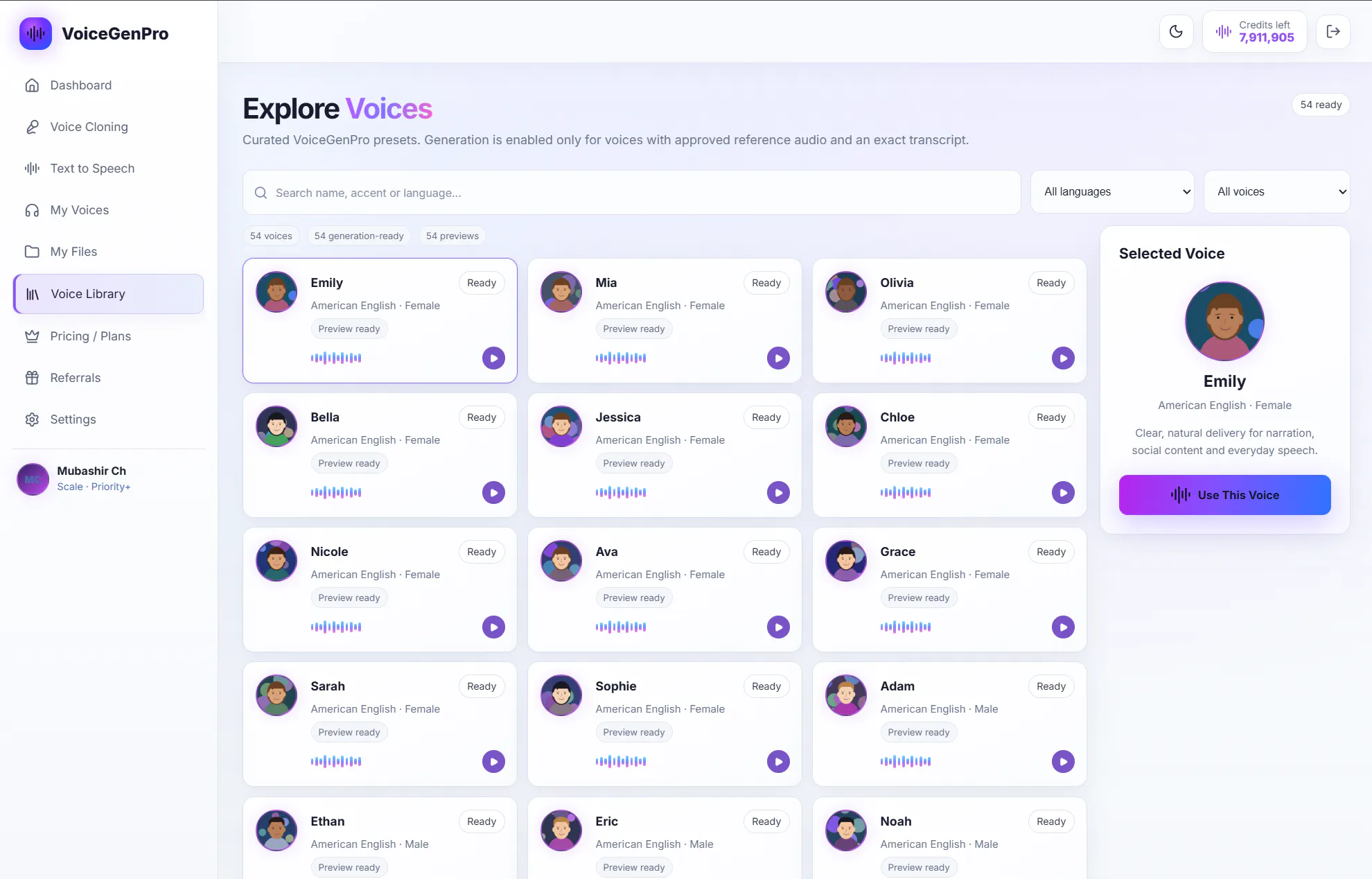 VoiceGenPro gallery image