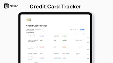 Credit Card Tracker gallery image