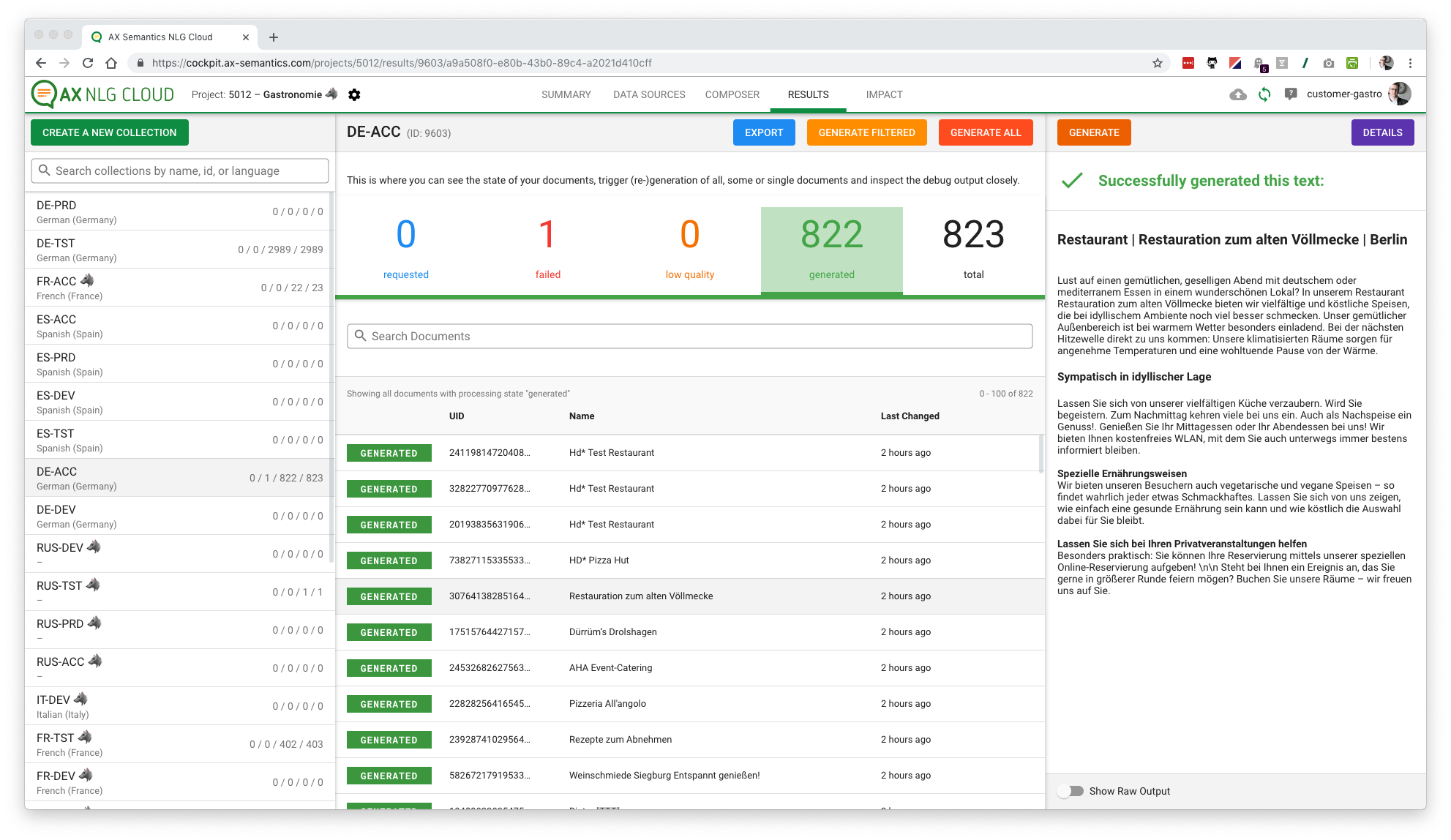 AX Semantics gallery image