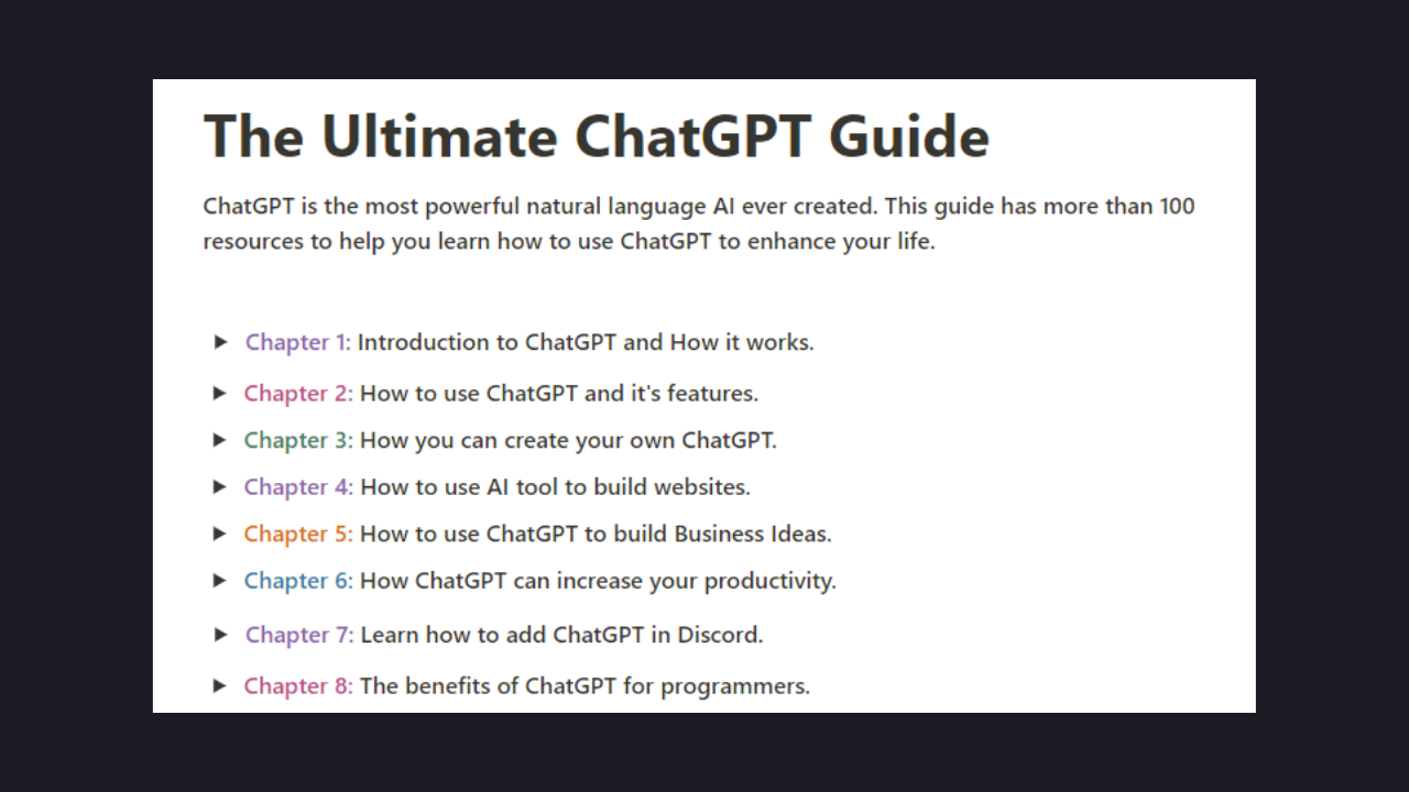 The Ultimate ChatGPT Guide gallery image