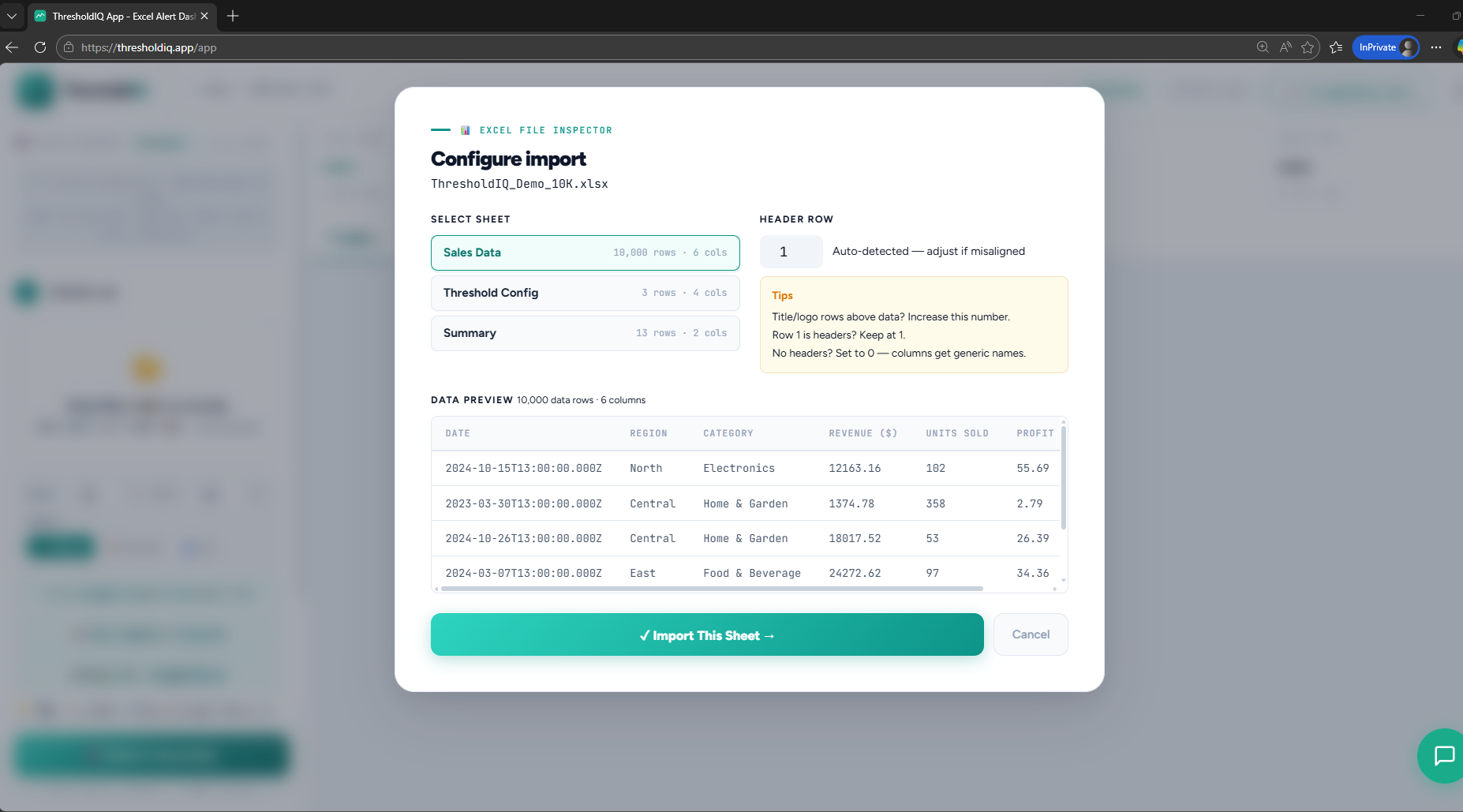 ThresholdIQ Automated Detection Engine gallery image