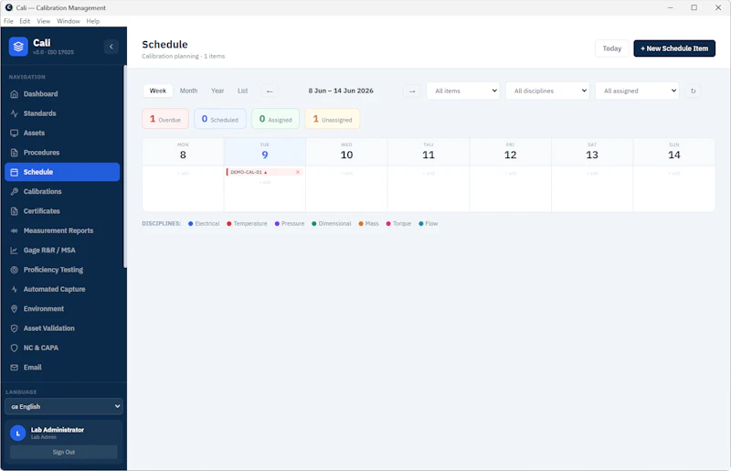 Cali V3 – Precision Calibration Software screenshot 9