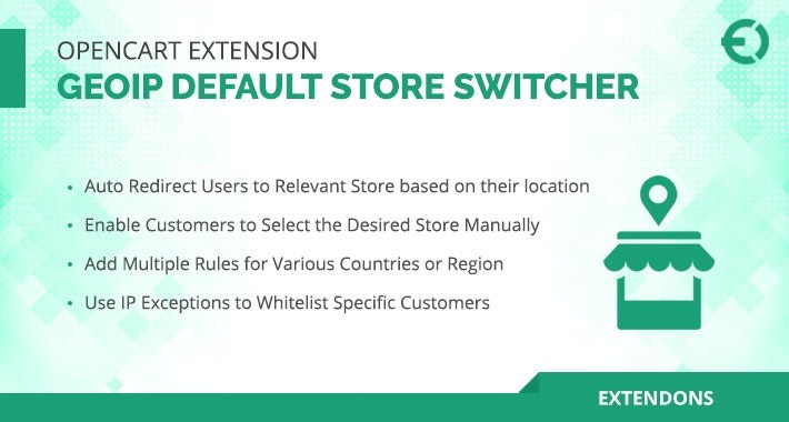 Open cart multi store selector extension