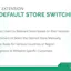 Open cart multi store selector extension