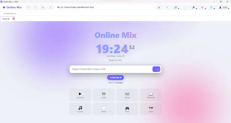 Online Mix — browser screenshot 5
